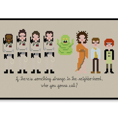 Ghostbusters - PDF Cross Stitch Pattern