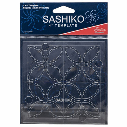 Sew Easy Sashiko Sieben Schätze Schablone