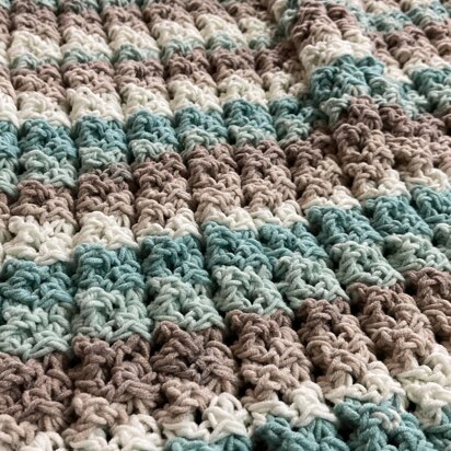 Simple Squishy Crochet Bulky Throw Blanket