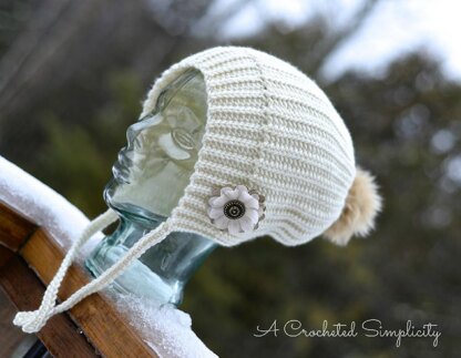 "Winter Poms" Slouch