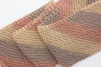 Knit Diagonal Scarf