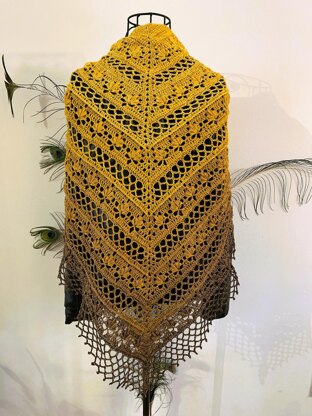 Triangular Scarf "Chaldene"