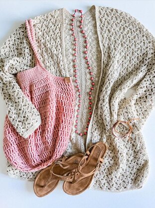 Lacy Spring Cardigan Crochet pattern by MJsOffTheHook