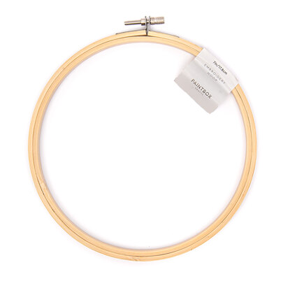 Fanny Frame with Round Wooden Embroidery Hoop - 7/8 x 8.5 – Hoop and Frame