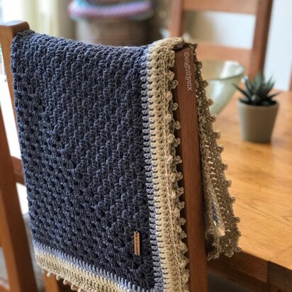 Merino Baby Granny Square Blanket