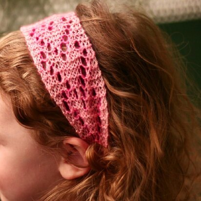 Hearts Headband - knitting pattern