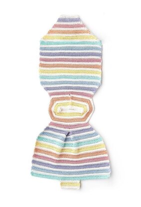 5 Sizes - Crocheted Rainbow Romper