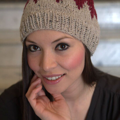 Fair Isle Hat in Plymouth Yarn Homestead Tweed - F638 - Downloadable PDF