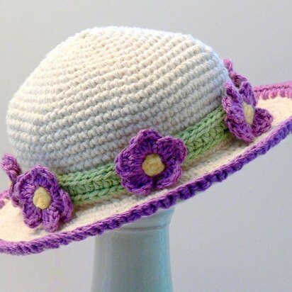 Violet Sun Hat Girls to Ladies Large