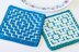 Geometric Mosaic Hot Pads