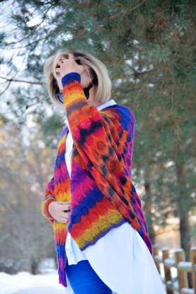 Rainbow Cocoon-Shrug