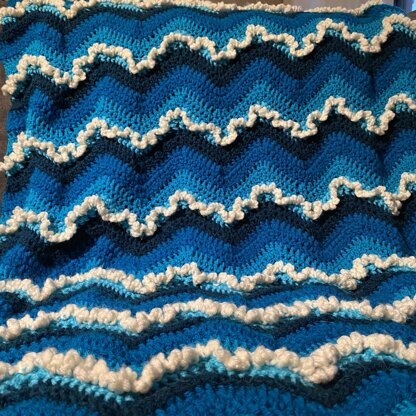 Ocean waves blanket