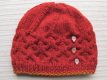 Lattice Stitch Hat for a Baby, Child and Adult