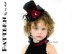 Victorian Goth Steampunk Mini Top Hat and Mittens