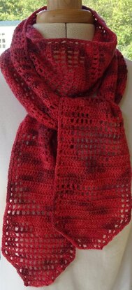 Heart2heart crochet scarf