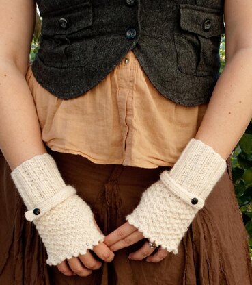 Romantic Fingerless Gloves (knit version)