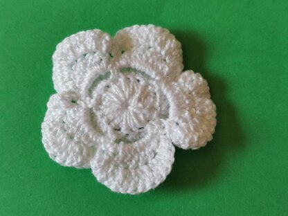 3D flower pattern