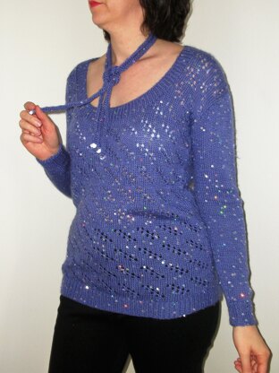 Party Glamour Lacy, Sparkly Sweater