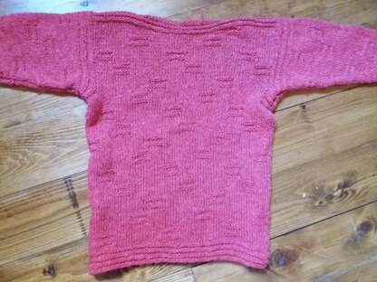 LUCIANA, lovely rustic jumper for girls