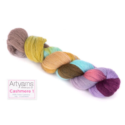 Cashmere 1 Yarn - Multicolor Pearls (# EC10), Artyarns