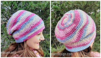 Variegated Slouchy Hat