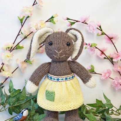 Mama and Baby Bunny - knitting pattern
