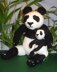 Mother and Baby Panda Toy Animals