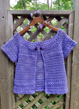 Lilac Petal Cardigan