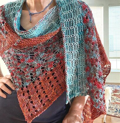 Five Wise Owls shawl