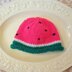 Easy Watermelon Baby Beanie