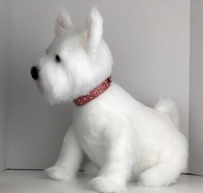 Westie dog crochet