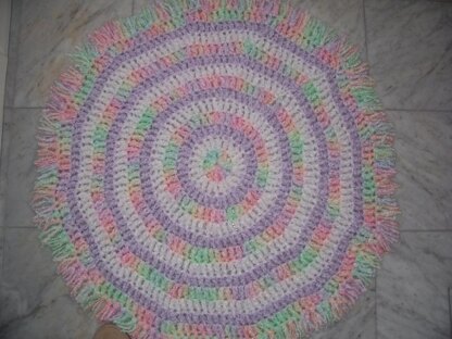 Quick Cotton Candy Swirl Baby Blanket