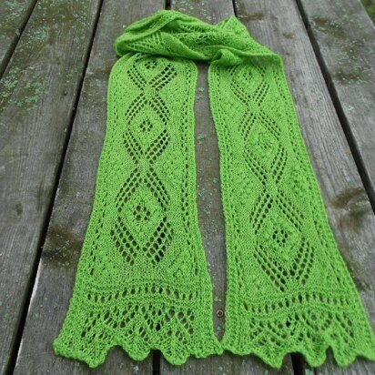 Estonian Spring Lace Scarf