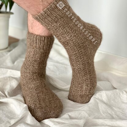 Basic family socks (set 4 patterns)