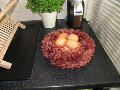 Birds Nest Egg Basket