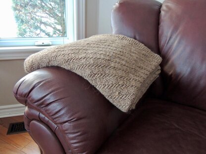 Diagonal Weave Throw Blanket