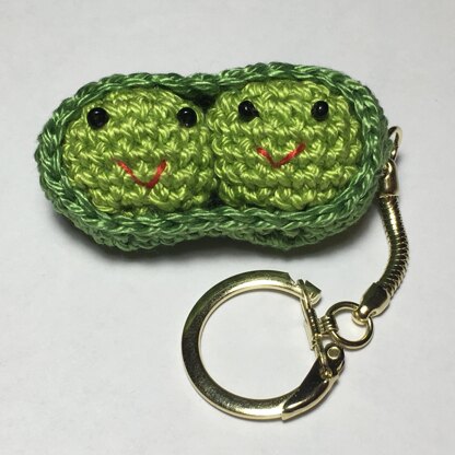 Two Peas in a Pod Keyring
