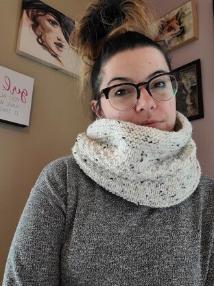 Snowfall Infinity Scarf