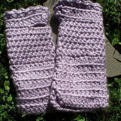 Mommy and Me Fingerless Gloves