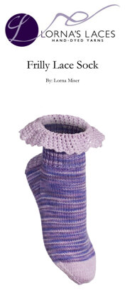 Frilly Lace Socks in Lorna's Laces Shepherd Sock