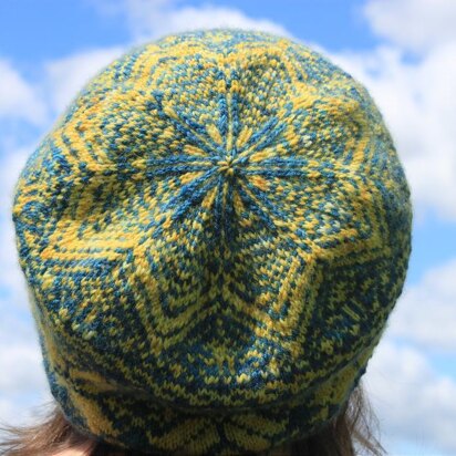 Slouchy Starry Tam - knitting pattern