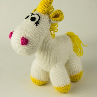 Toy Story Unicorn Buttercup Knitted Toy - knitting pattern