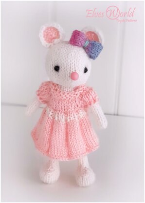 Baby girl mouse Valentine