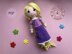 Rapunzel amigurumi doll