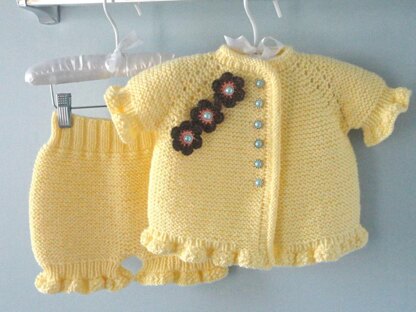 Knitting PATTERN Baby Pants and Baby Sweater