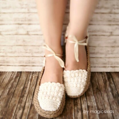 Rustic ballerina slippers