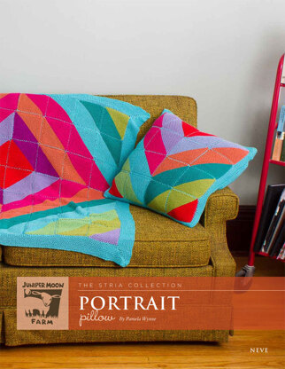 Portrait Pillow in Juniper Moon Neve - Downloadable PDF