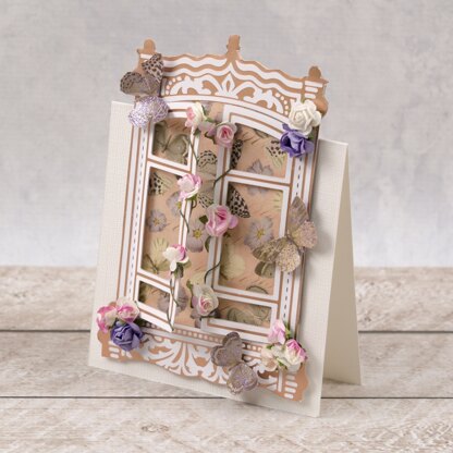Artdeco Creations Couture Creations Esthetica Cut, Foil & Emboss Nesting Dies - Baroque Window Frame
