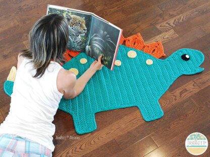 Spiky the Stegosaurus Dinosaur Rug