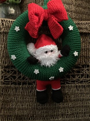 Santa Wreath